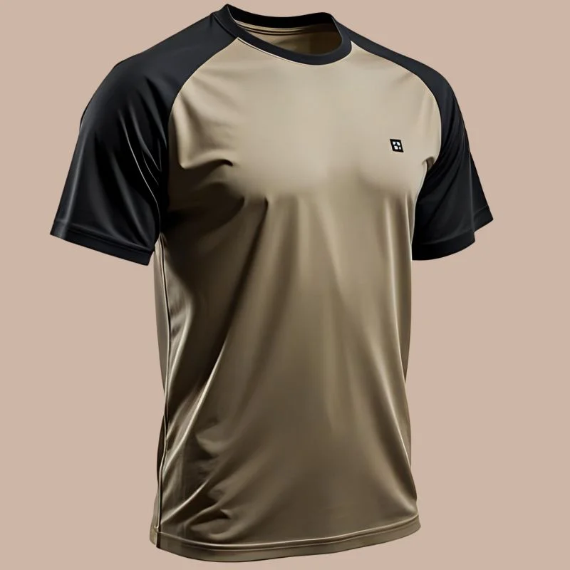 Polyester Sports T-Shirt For Men In Athletic Fit