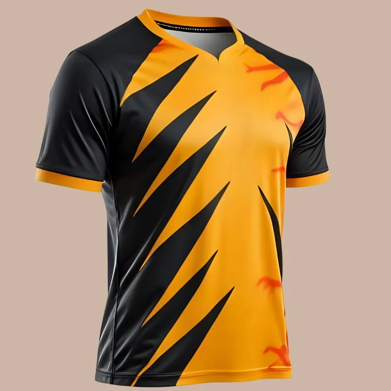 Women'S Polyester Sport Shirt With Side Mesh Panel