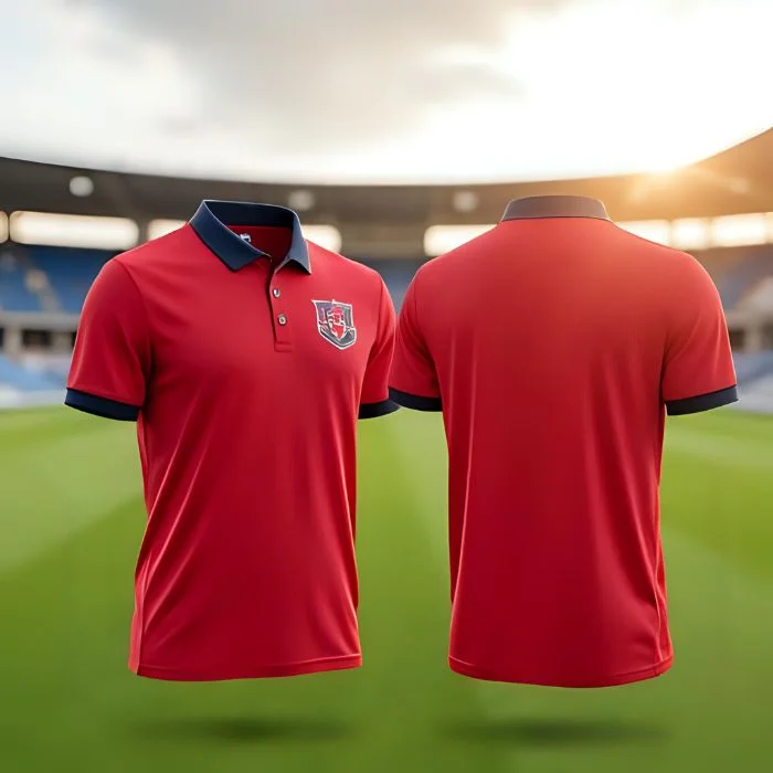Red Color Polo