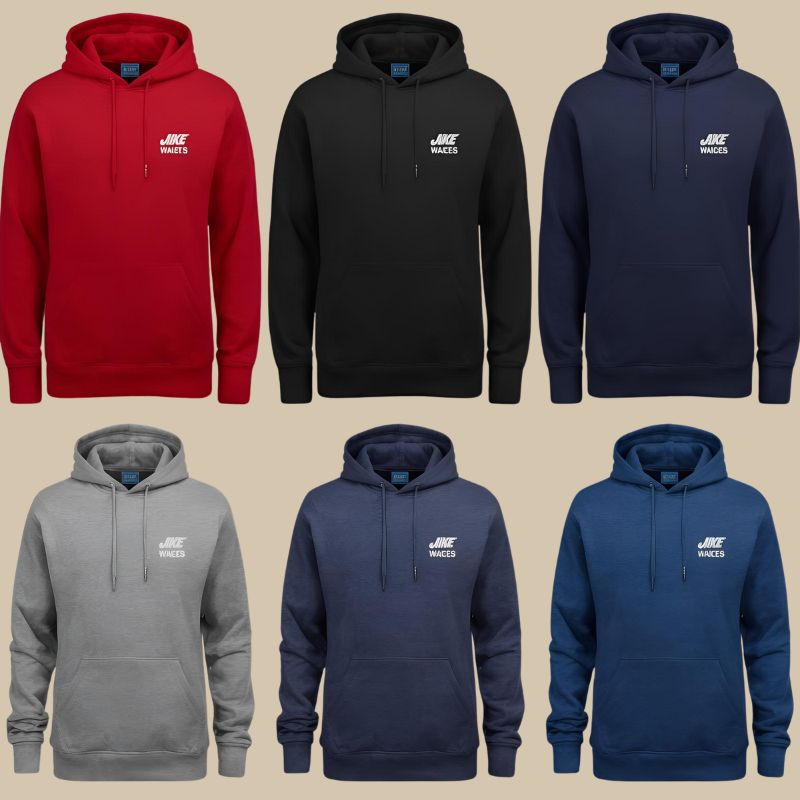 Plain Hoodie 6Xl Size For Men Displayed On Mannequin Side Angle