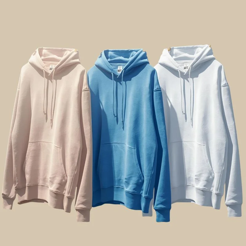 50% Cotton 50% Polyester Hoodies – The Perfect Blend Of Comfort And Durability 1 Front View Of 50% Cotton 50% Polyester Hoodie In Black – Soft And Durable Sportswear From Sports Clothing Apparel