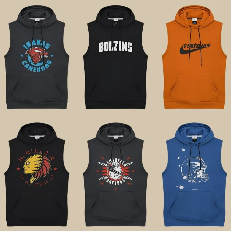 Wholesale Sleeveless Hoodies Bulk