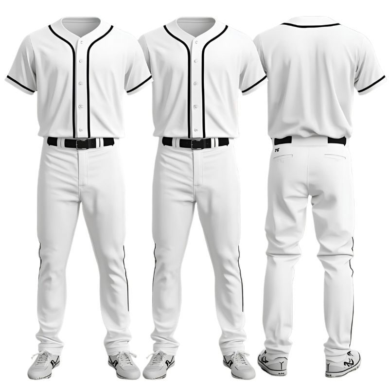 Sports Clothing Apparel Blank Baseball Uniforms In Premium Fabrics