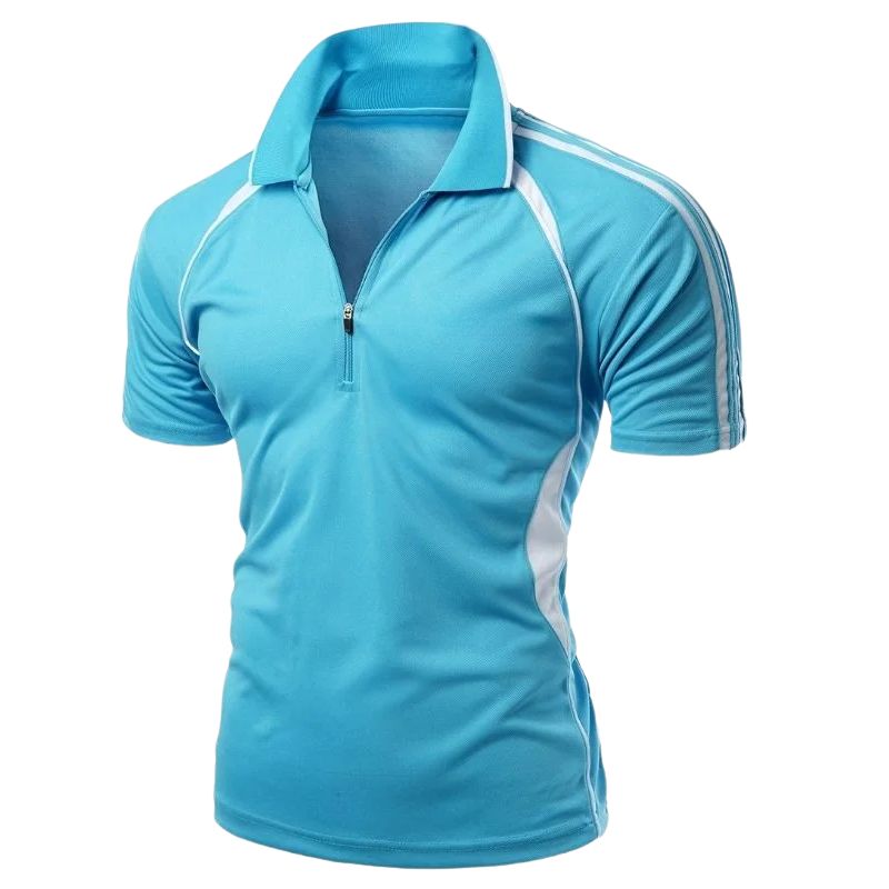 Close-Up Of Rugby Shirt Stitching And Premium Material Texture