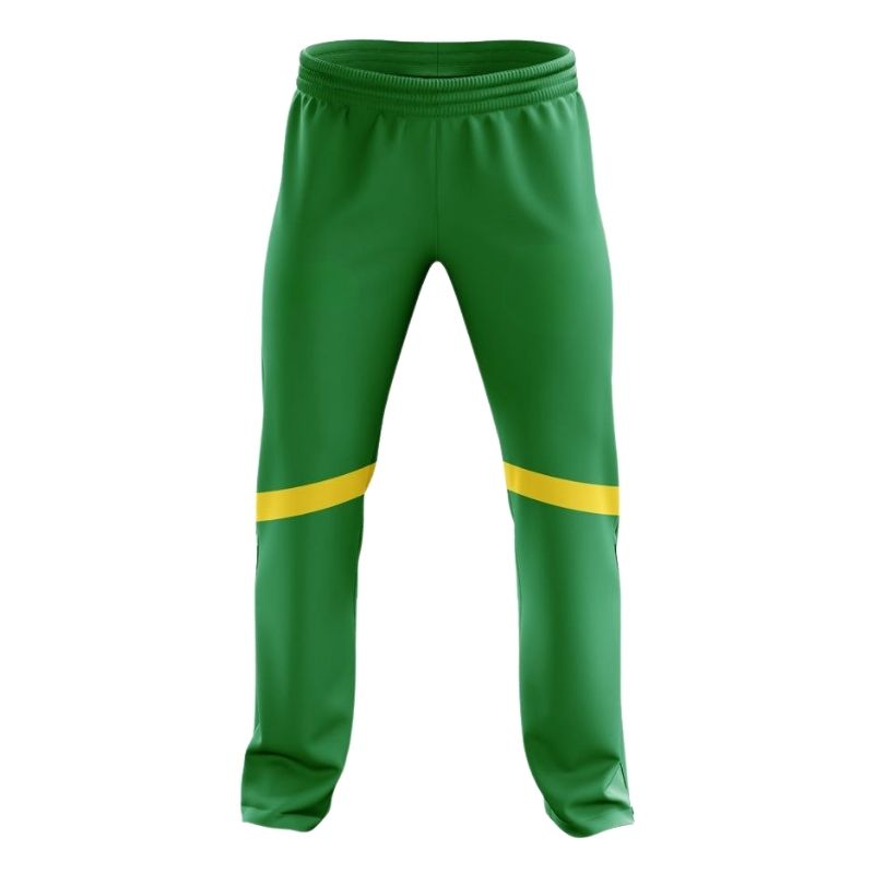 White Cricket Pants With Breathable Poly-Spandex Fabric
