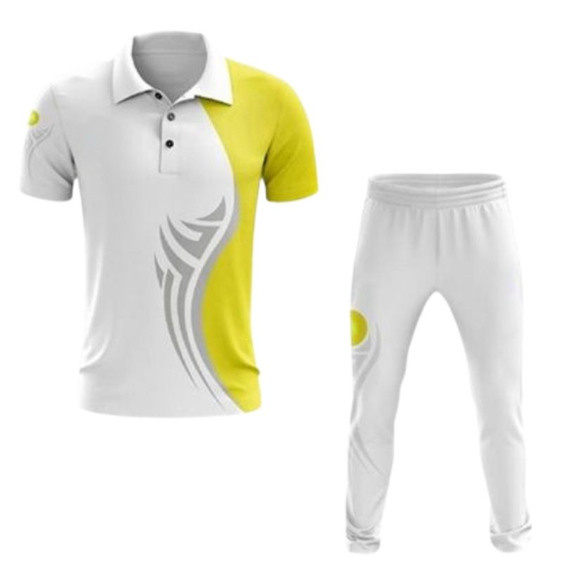 Sublimation Cricket Uniform With Vibrant Print And Moisture-Ready Fabric