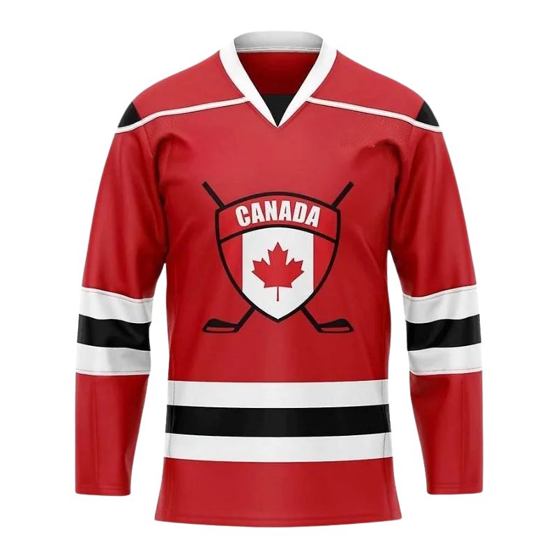 Youth Goalie In Kids Ice Hockey Goalie Shirt On The Ice