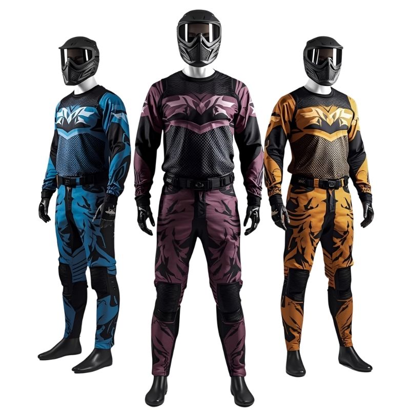 Durable Paintball Uniforms With Reinforced Knee Panels