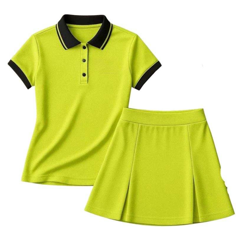 College Tennis Uniforms Displayed In Coordinated Colorways