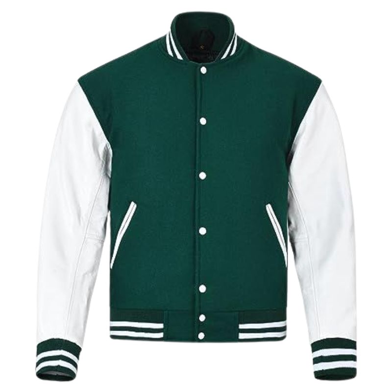 Women’s Varsity Jacket In Modern Fit With Chenille Patch And Contrast Sleeves