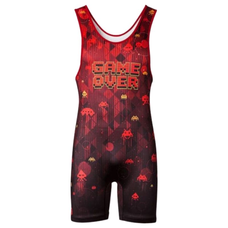 Youth Wrestling Uniforms Showing Flexible Fit And Lightweight Fabric