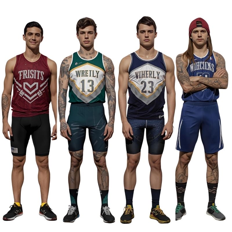 Athletes Wearing Track Uniforms During Practice And Competition