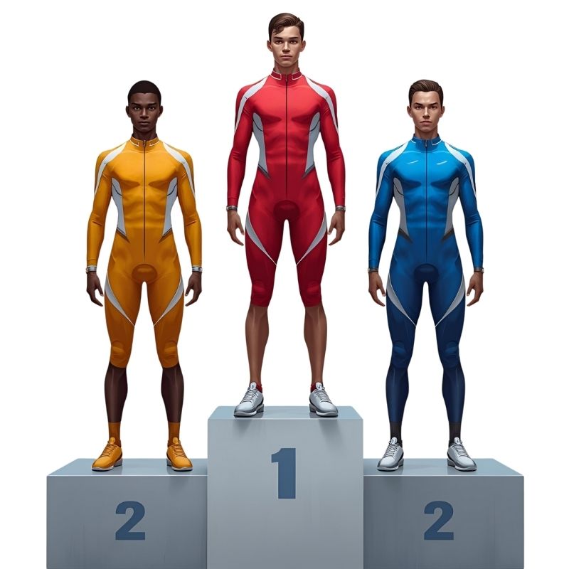 Best Track Uniforms Displayed In Multiple Color Combinations And Sizes