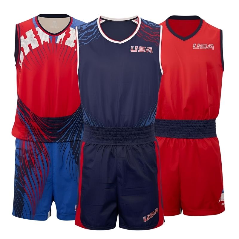 &Quot;Boxing Team Uniforms Lined Up For Training Session&Quot;